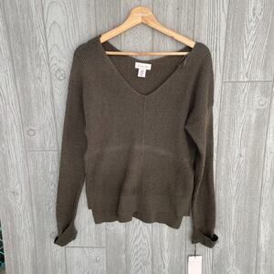 If it were me Army Green Sweater